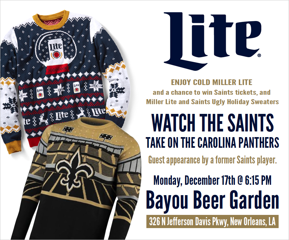 Miller/Saints Party